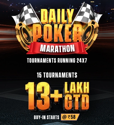 Daily Poker Promo Banner in Blitzpoker