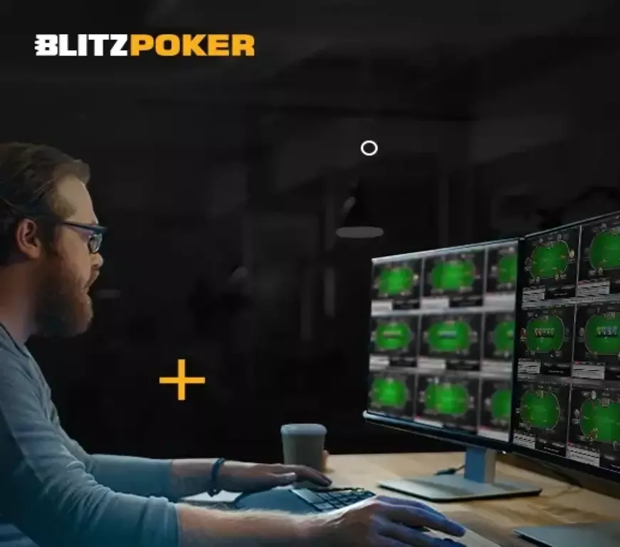 Multi Table Tournament Game in Blitzpoker