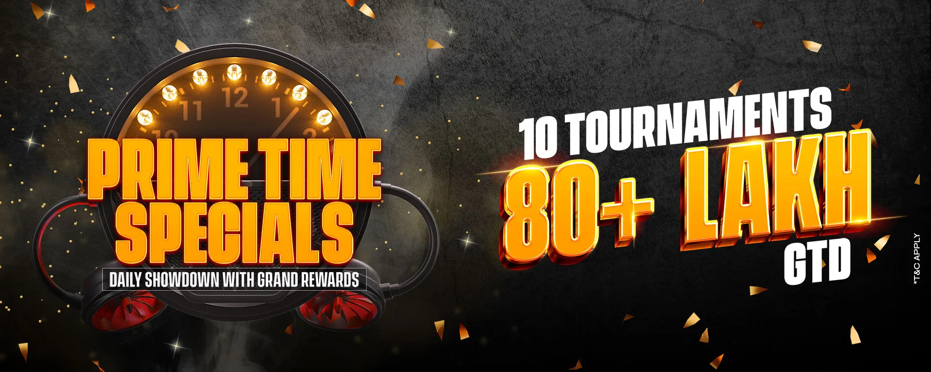 Prime Time Specials Promotional Banner in Blitzpoker